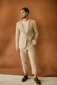 Best Colors for Relaxed Fit Linen Wedding Suits