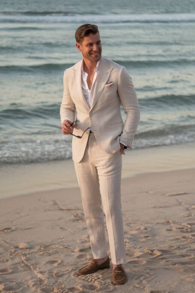 Essential Accessories for Linen Wedding Outfits