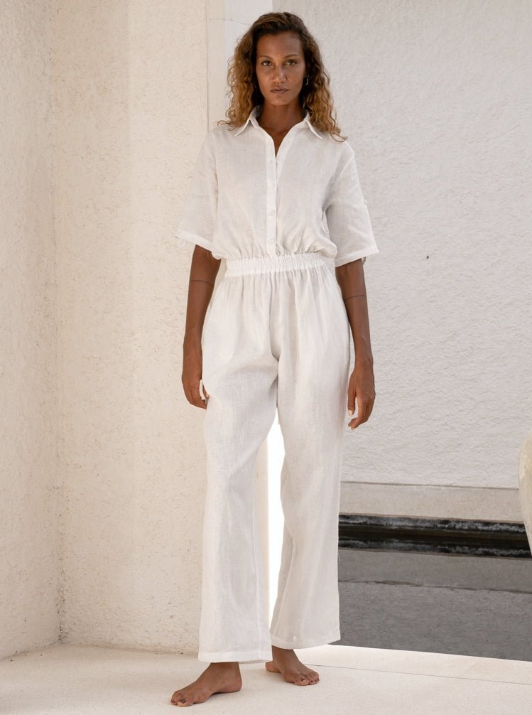 How to Style a Linen Jumpsuit for a Wedding?