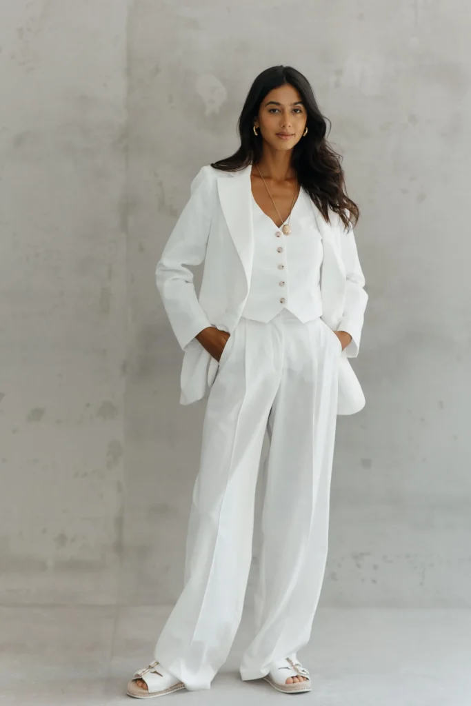 How to Style White Linen Suit for Different Wedding Themes?