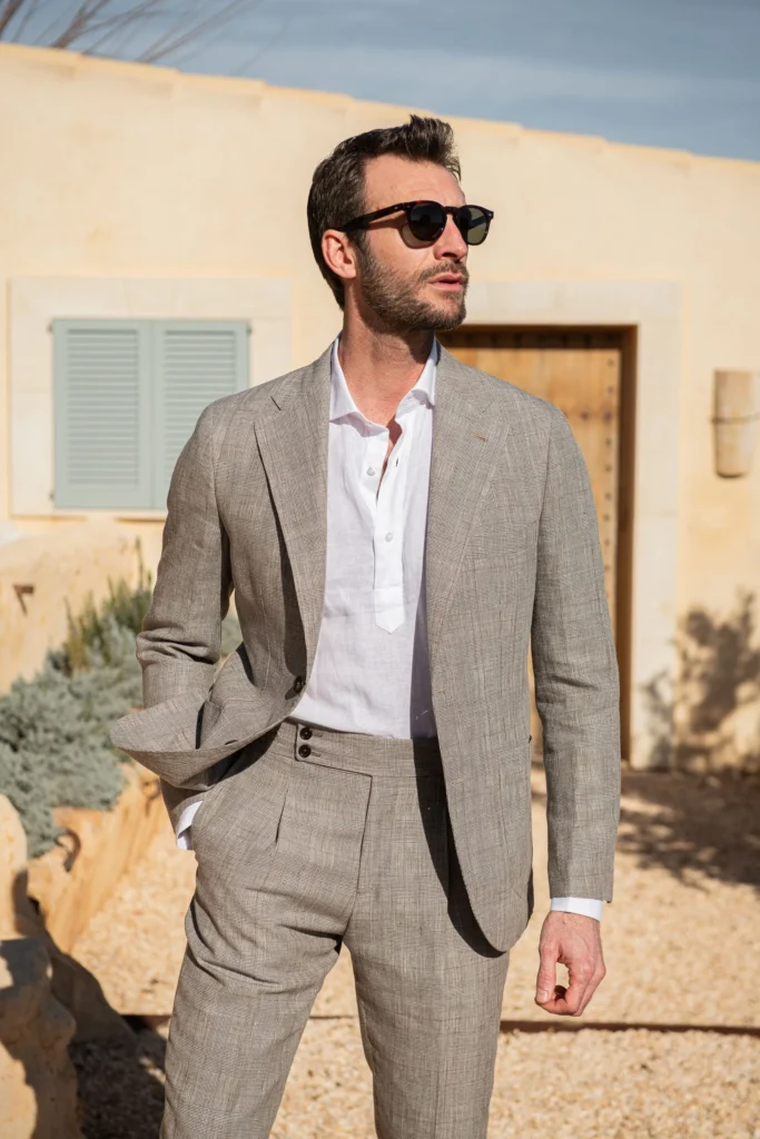 Popular Italian Linen Wedding Suit Styles